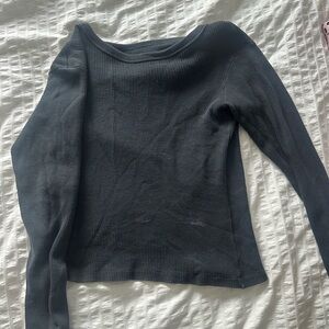 Brandy ribbed long sleeve